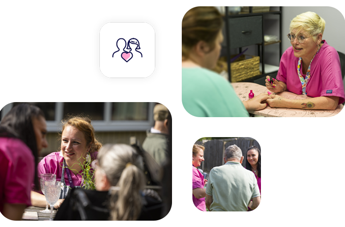 Dementia Service users and staff at Moston Grange